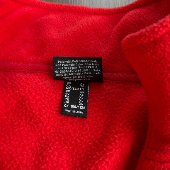 Polaroid Quarter Zip (Red Blue Yellow) - Picture 3 of 3